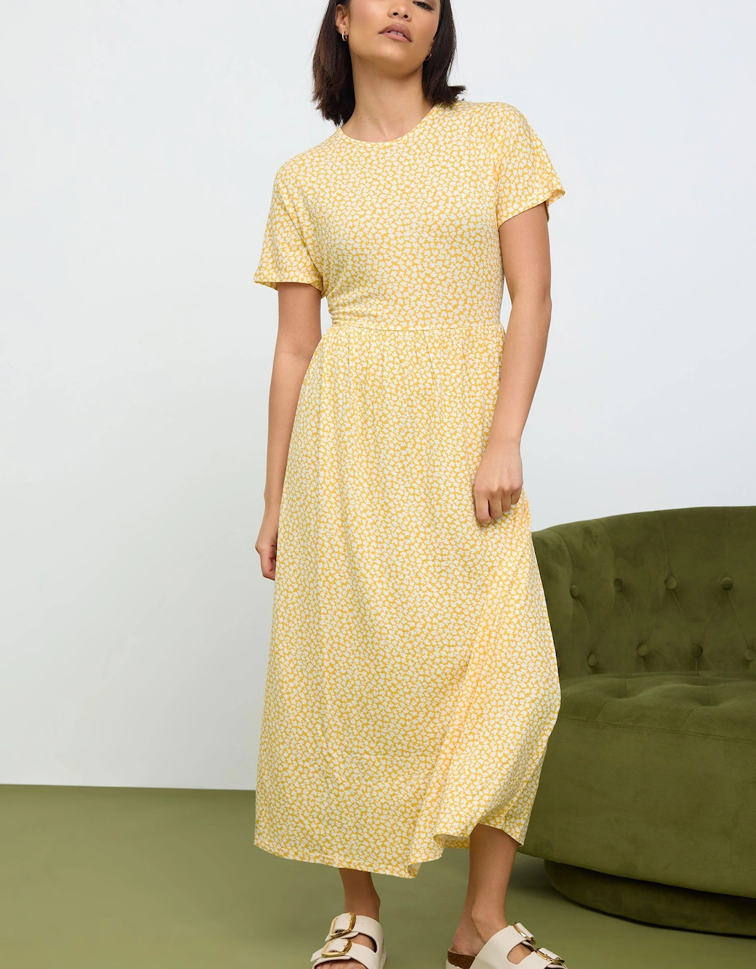 Petite Printed Smock Dress, 2 of 1