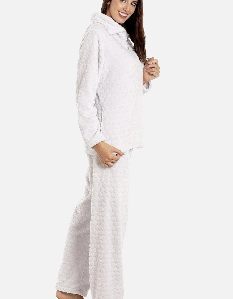 Supersoft Two Piece Spot Print Pyjama Set