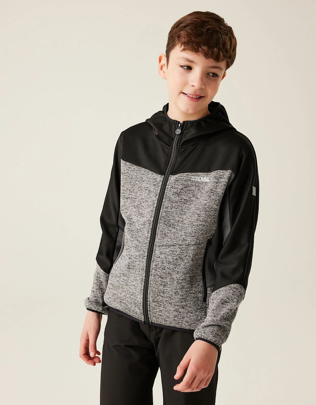 Kids Dissolver IX Hooded Full Zip Fleece, 2 of 1