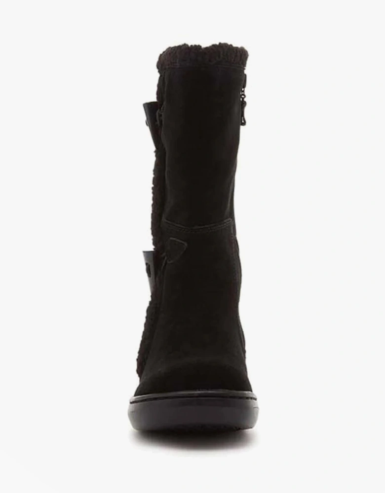 SLOPE SUEDE Womens Suede Winter Boots Black