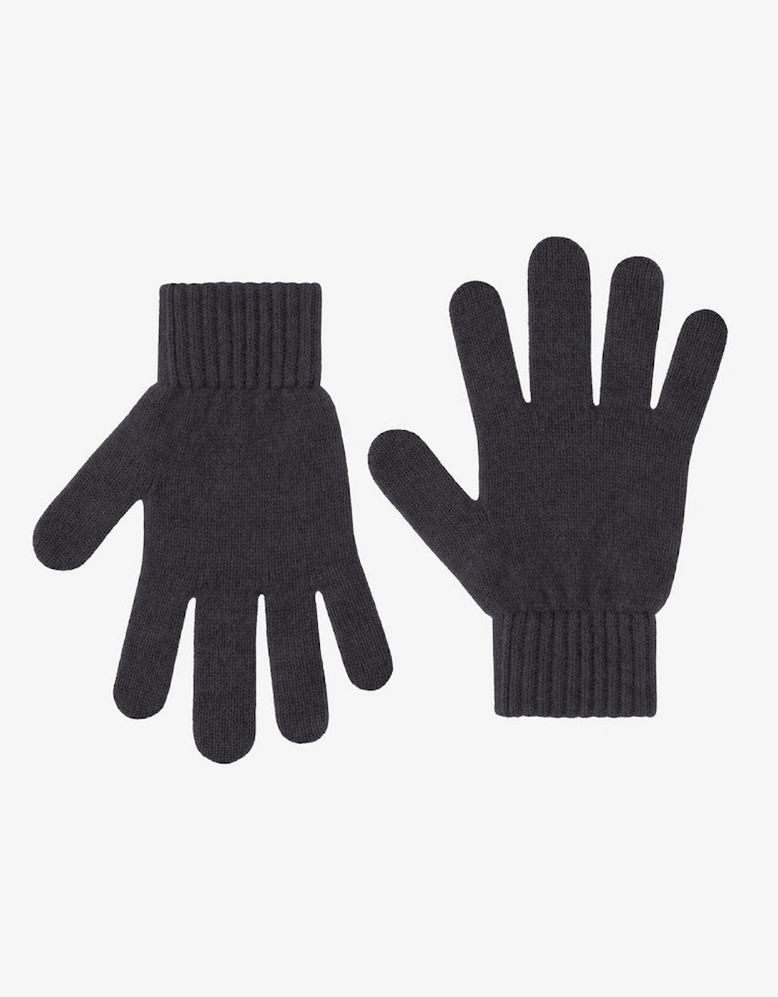 Mens Merino Wool Gloves - Lava Grey, 2 of 1