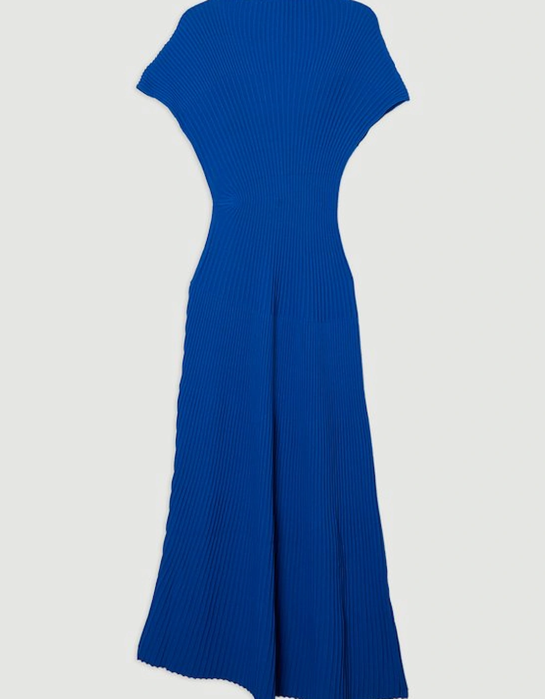 Stitch Detail Knit Midi Dress