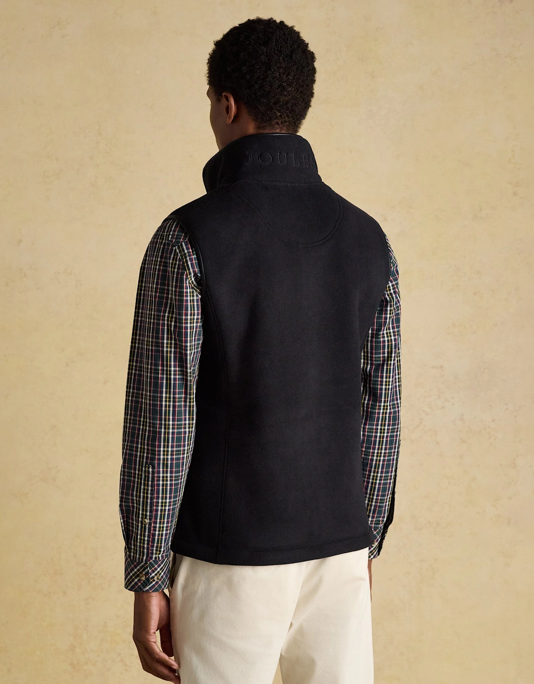 HERITAGE FLEECE Mens Gilet Black