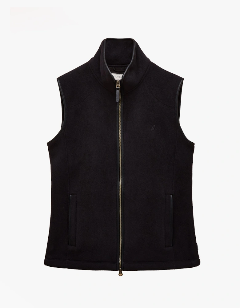 HERITAGE FLEECE Mens Gilet Black