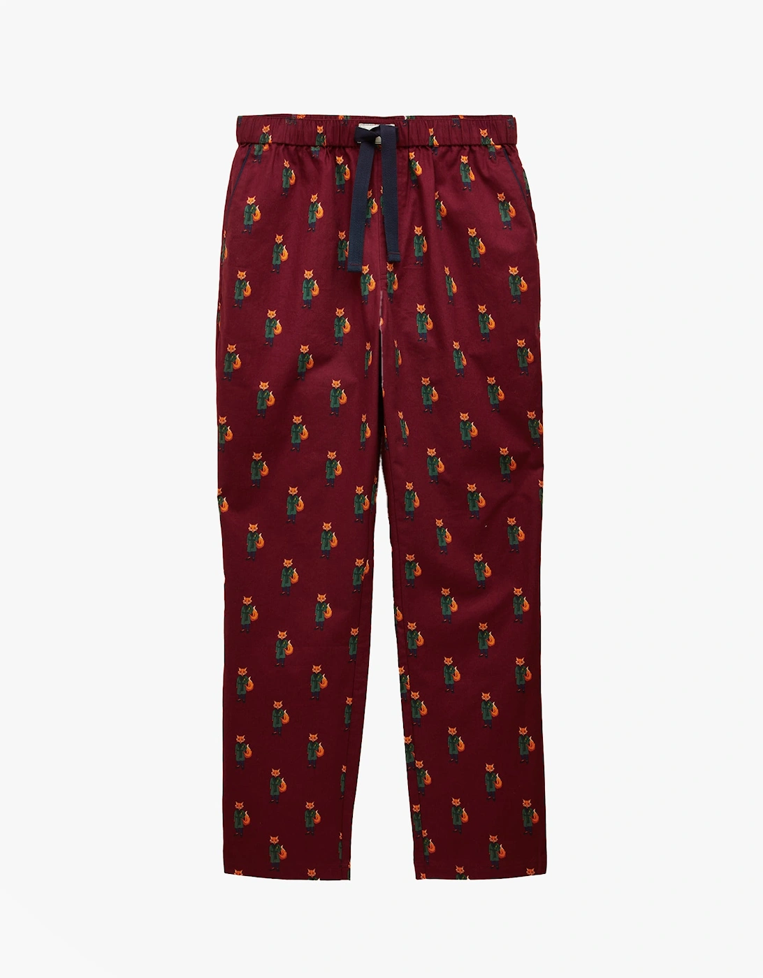 DOZER Mens Pyjama Trousers Burgundy Red, 7 of 6