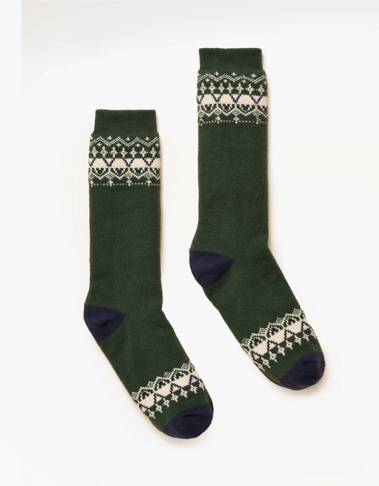 CHALET Mens Socks Green
