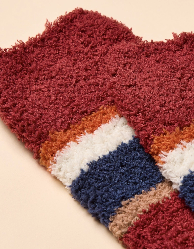 FLUFFY Mens Socks Red