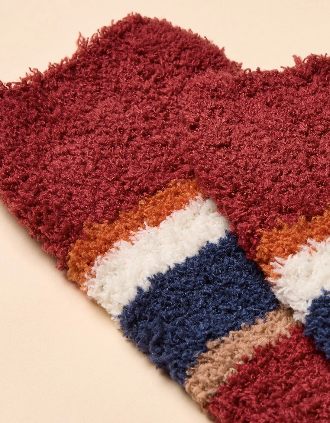 FLUFFY Mens Socks Red