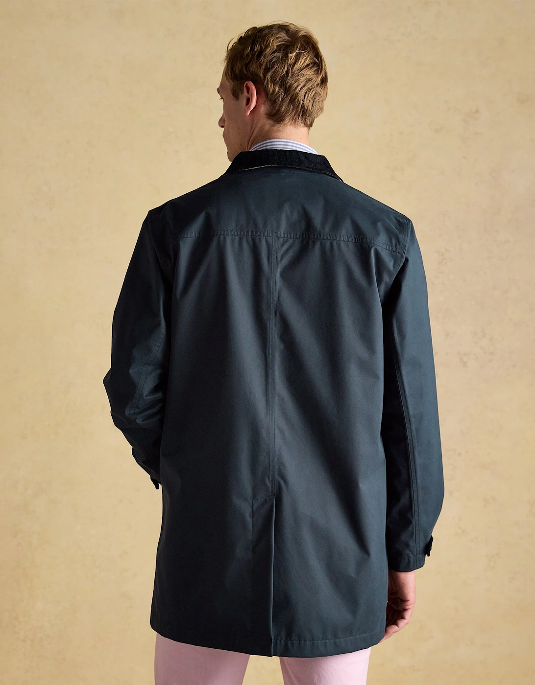 SANDFORD Navy Blue Waterproof Raincoat Navy