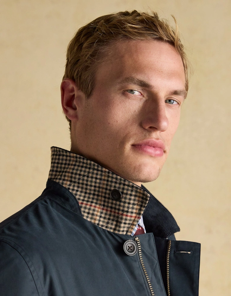SANDFORD Navy Blue Waterproof Raincoat Navy
