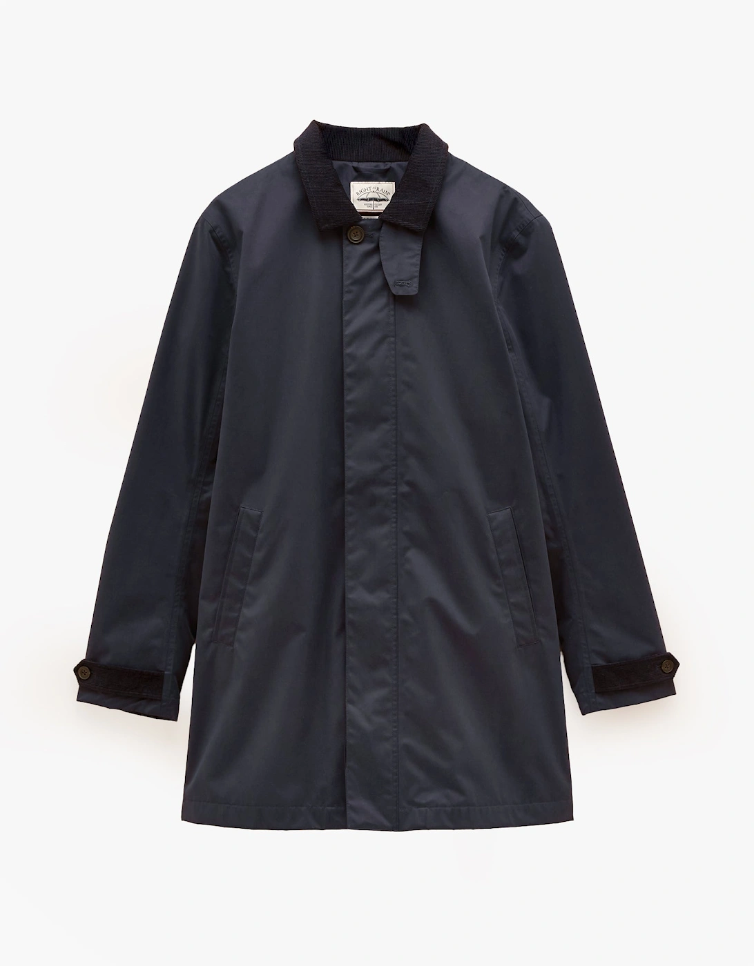 Men's Joules SANDFORD Navy Blue Waterproof Raincoat Navy - Size: Regular/40