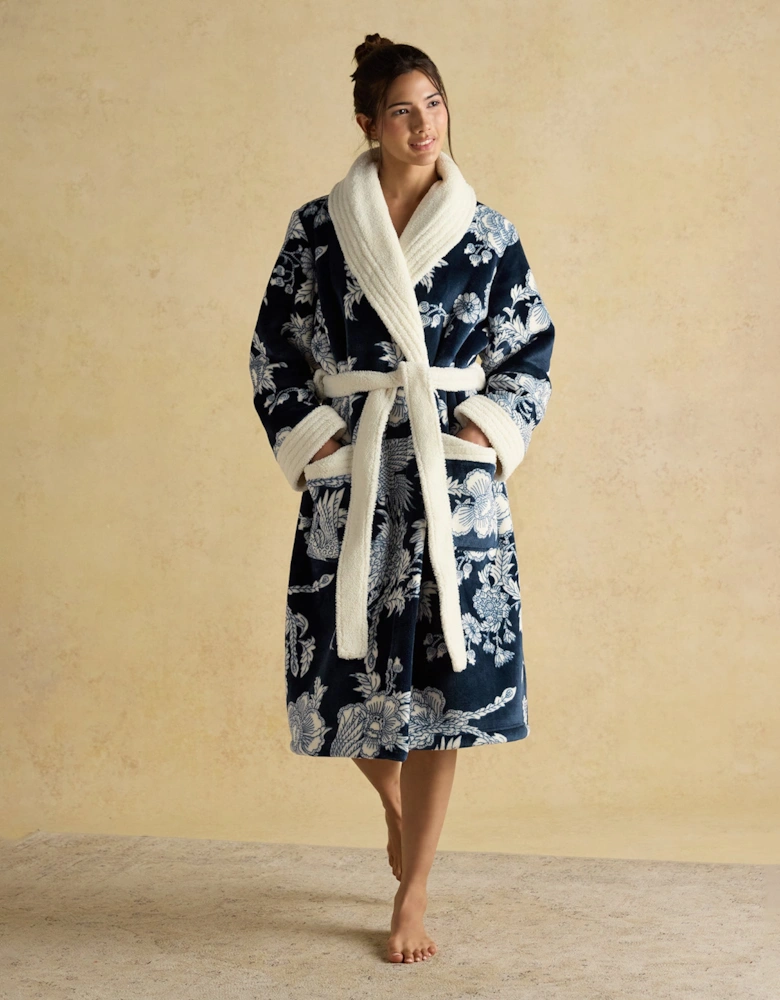 MATILDA Womens Robe Navy