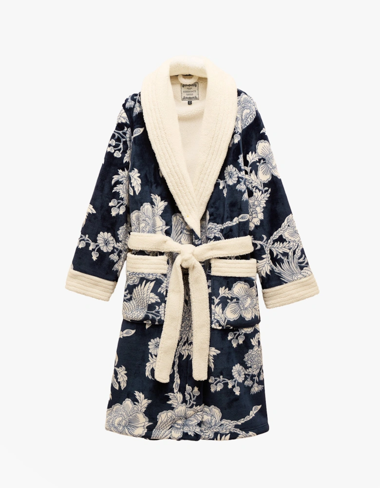 MATILDA Womens Robe Navy