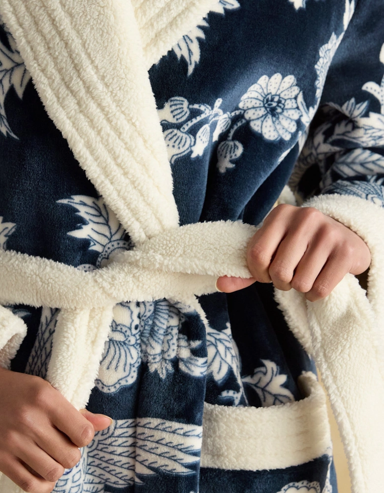 MATILDA Womens Robe Navy