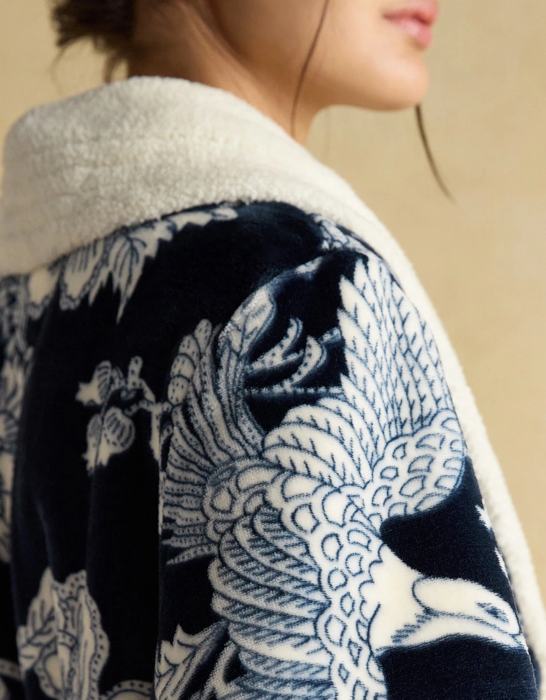 MATILDA Womens Robe Navy