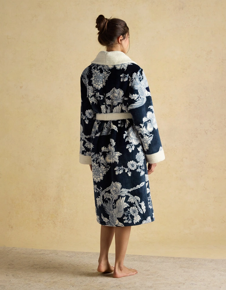 MATILDA Womens Robe Navy
