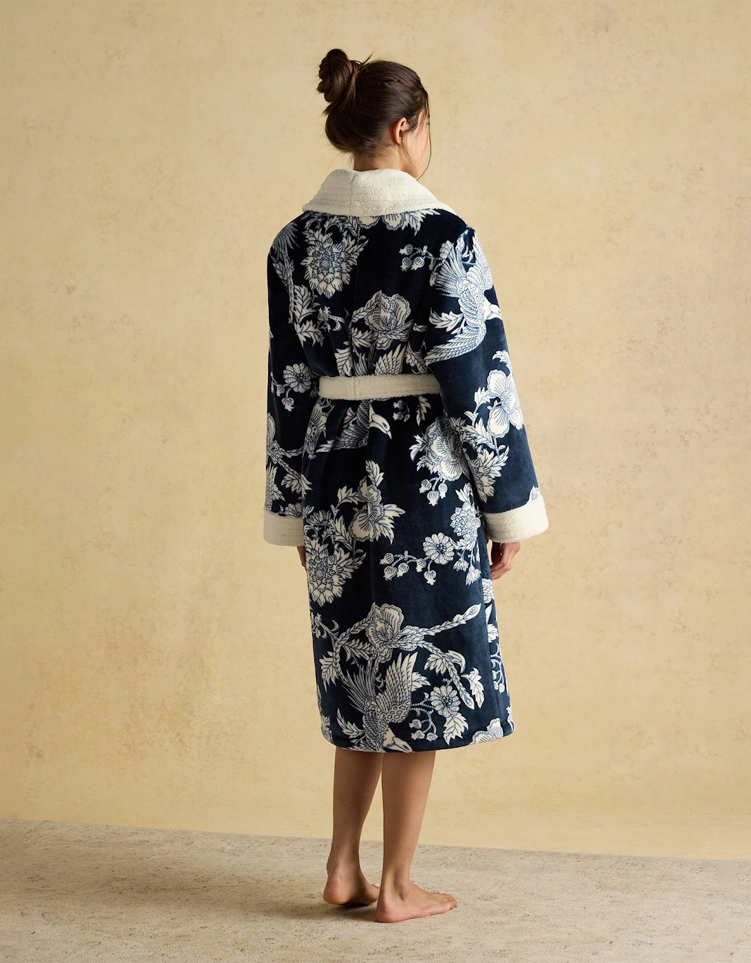 MATILDA Womens Robe Navy