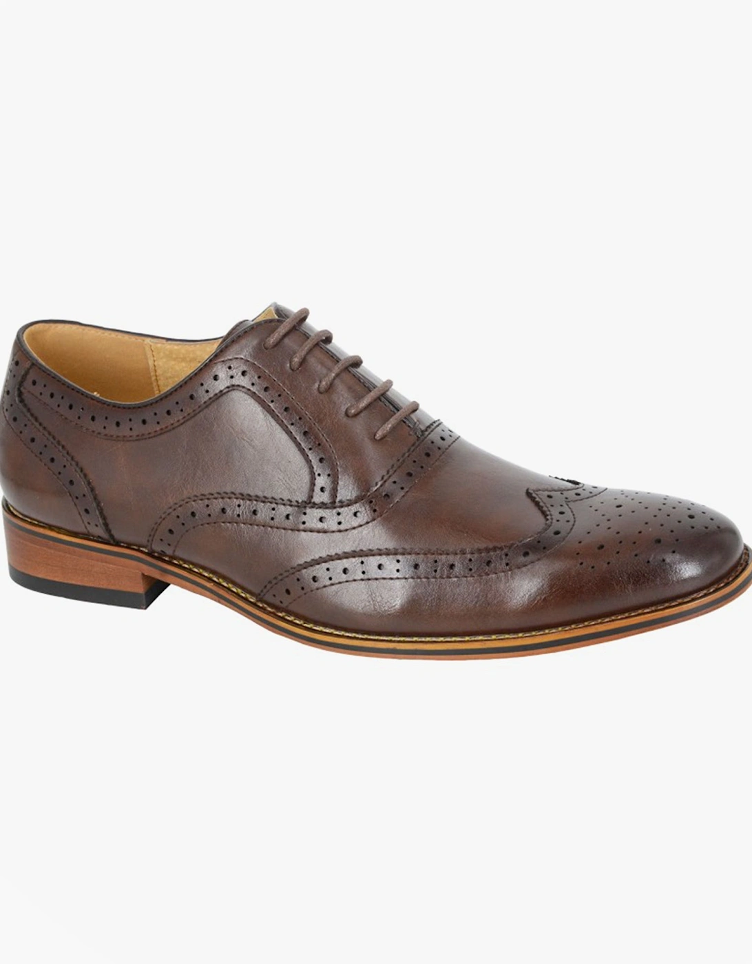 M424DB Mens Shoes Dark Brown, 2 of 1