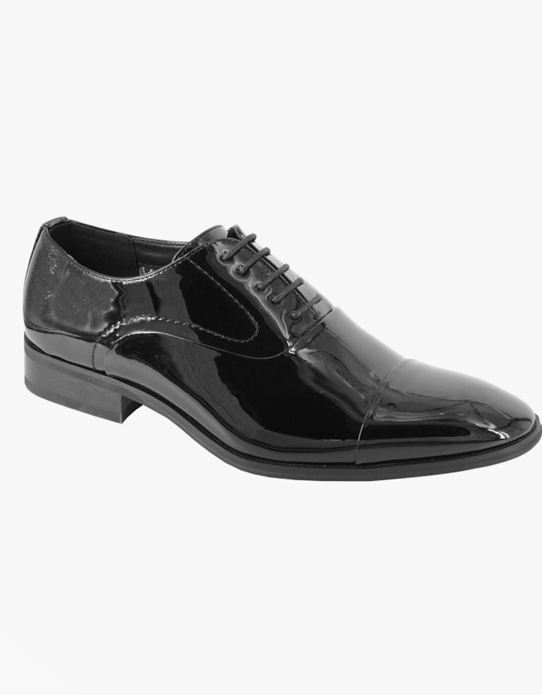 Mens 5 Eyelet Capped Oxford Black, 2 of 1