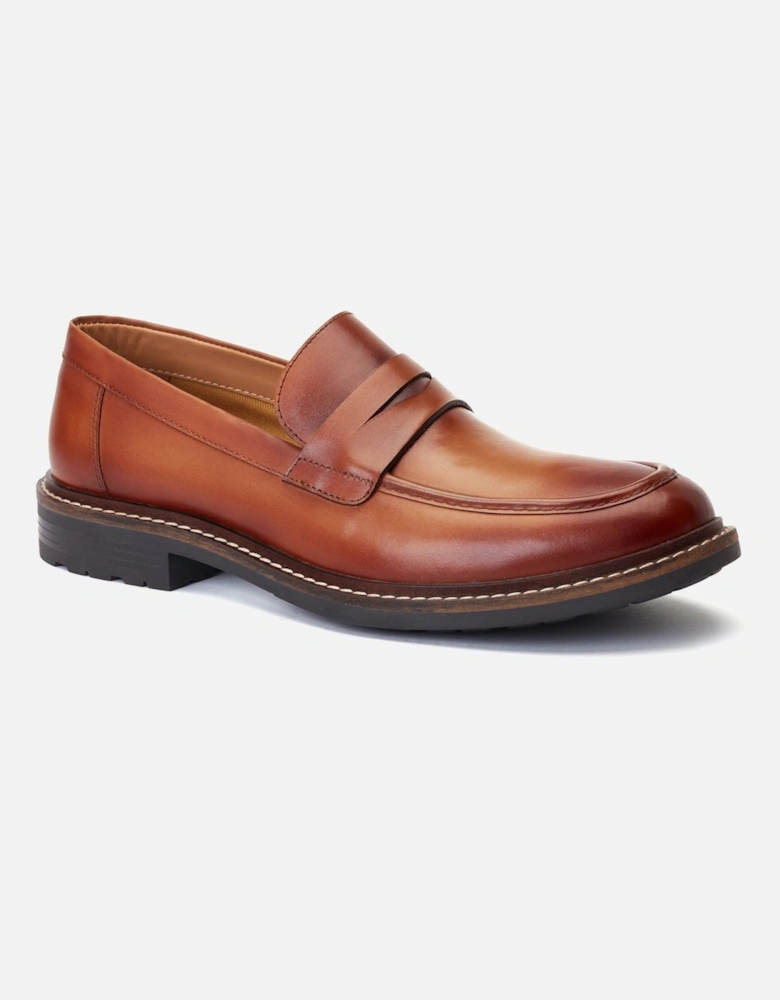London IVEY Mens Shoes Tan