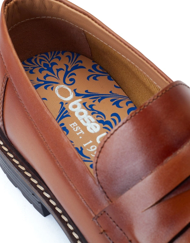 London IVEY Mens Shoes Tan