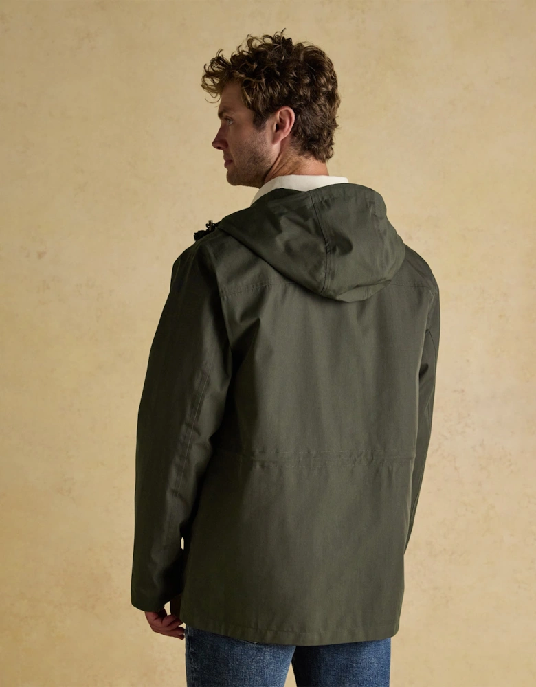 PORTMAN Mens Green Waterproof Raincoat Green
