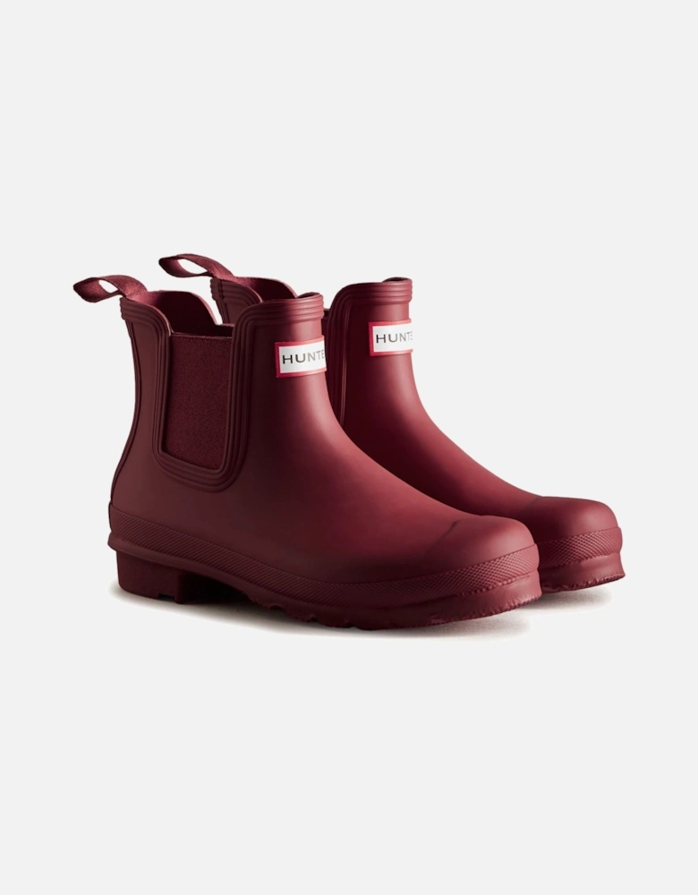 Original Chelsea Boot Rubber Women's Merlot Wellington Boots