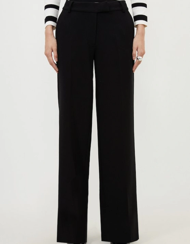 Tall Compact Stretch Essential Tailored Straight Leg Trouser