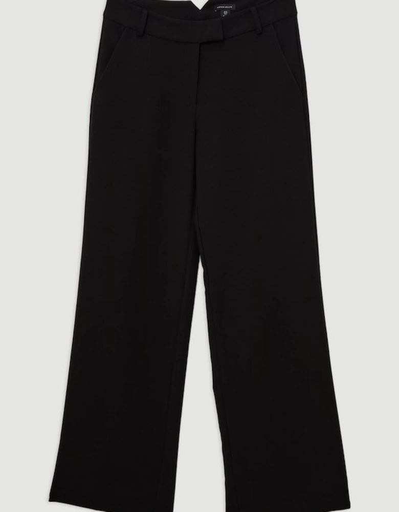 Tall Compact Stretch Essential Tailored Straight Leg Trouser