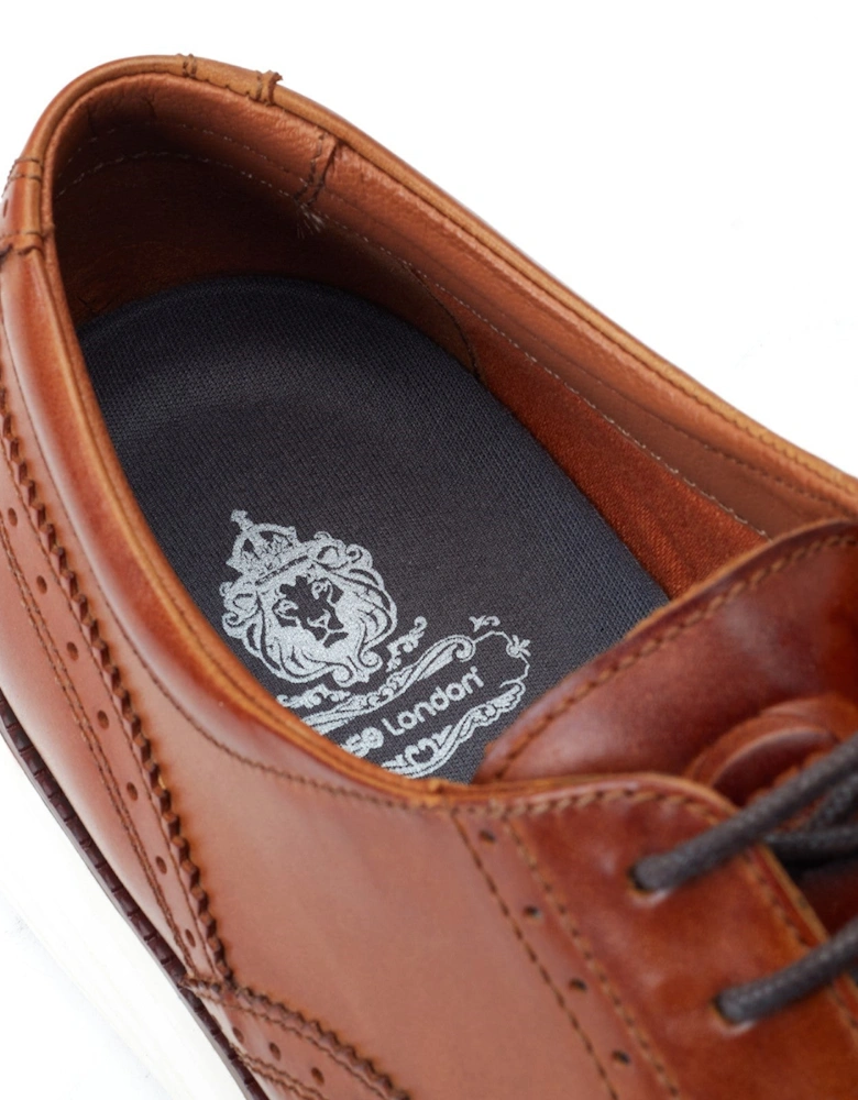 London FLIGHT Mens Shoes Tan