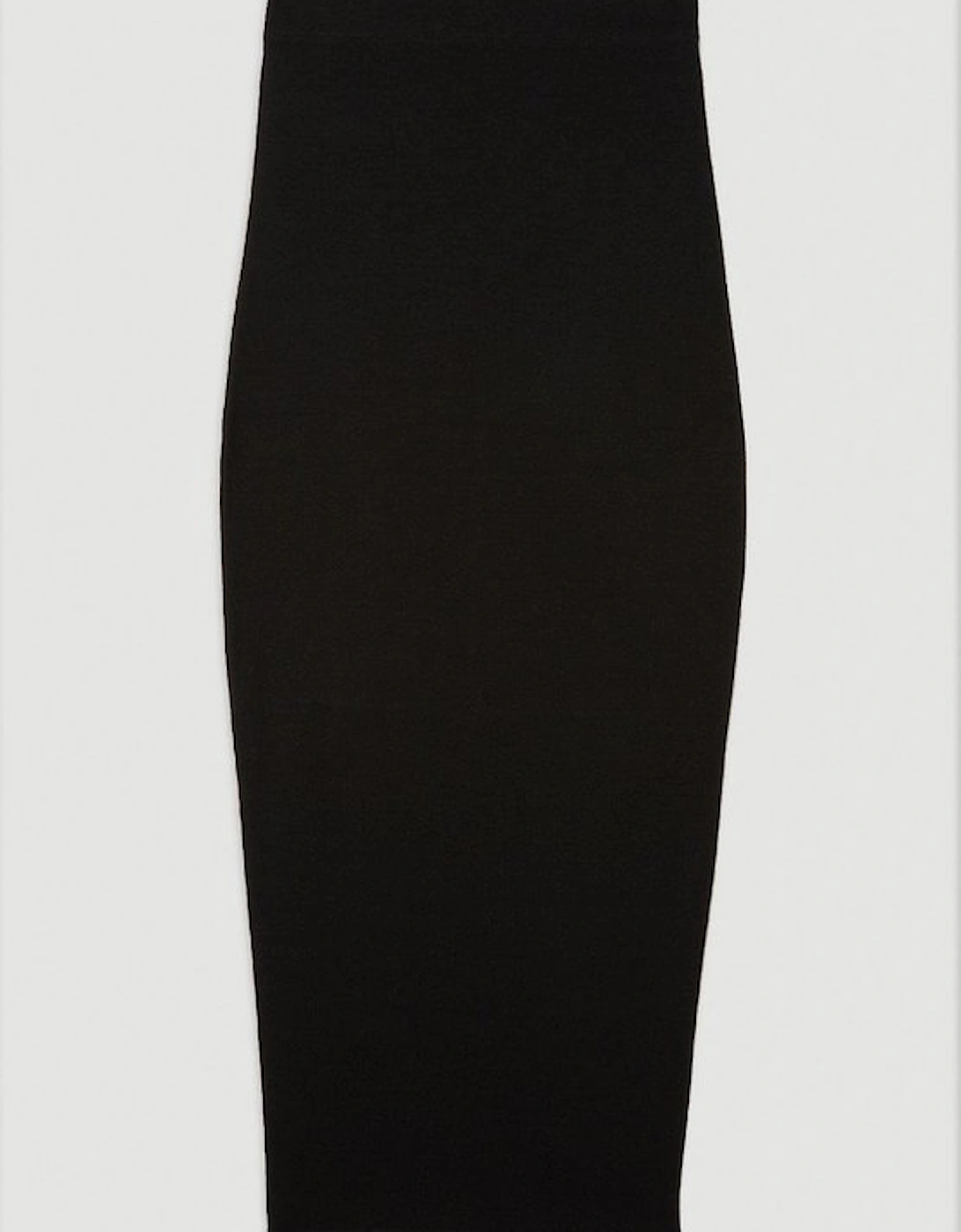 Compact Jersey Rib Maxi Skirt