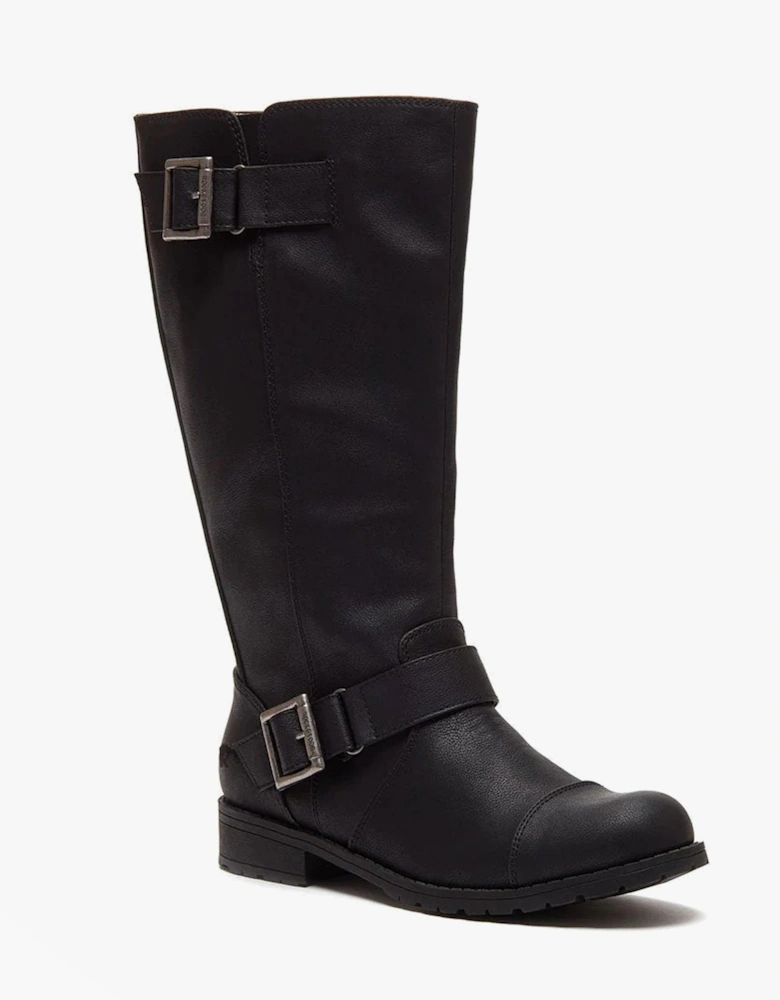 BERRY Womens Boots Black