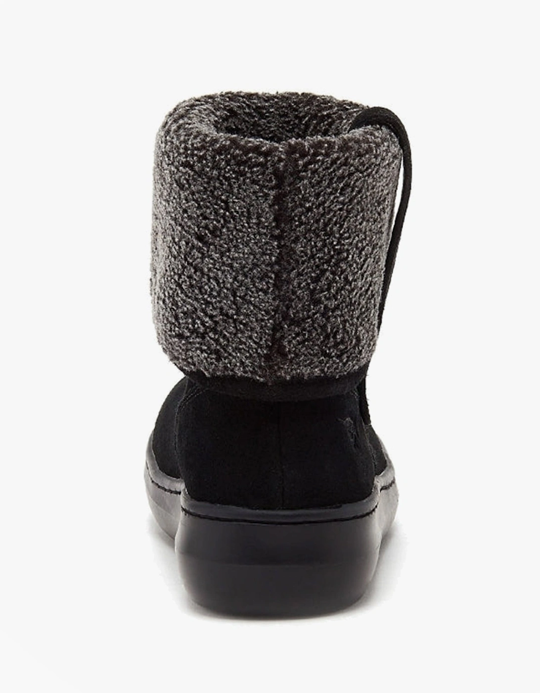 SUGAR MINT Womens Suede Ankle Boots Black