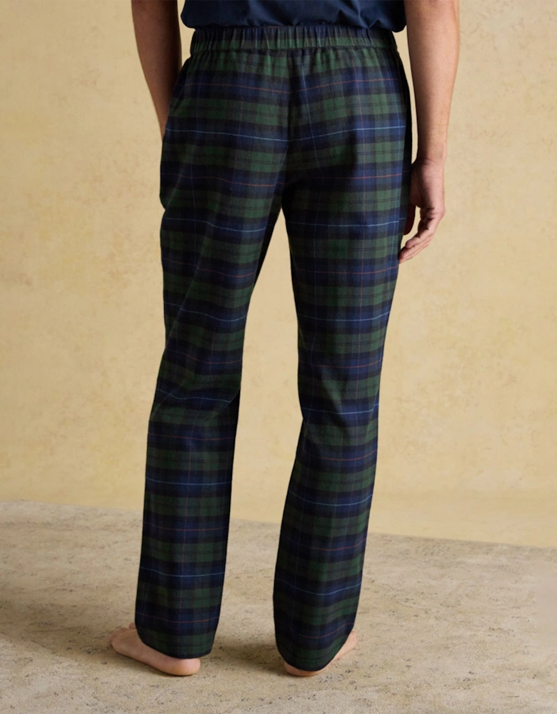 DOZER Mens Pyjama Bottoms Green/Navy