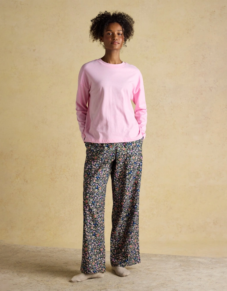 JERSEY Pyjama Top Womens Sweatshirts Pink