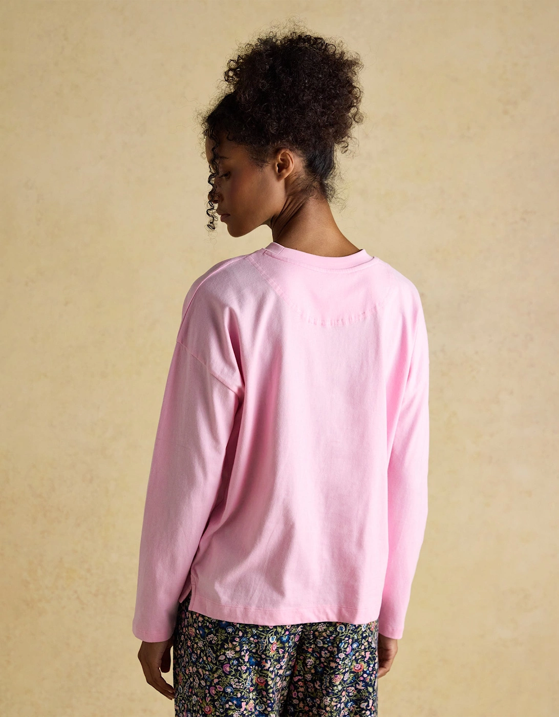 JERSEY Pyjama Top Womens Sweatshirts Pink