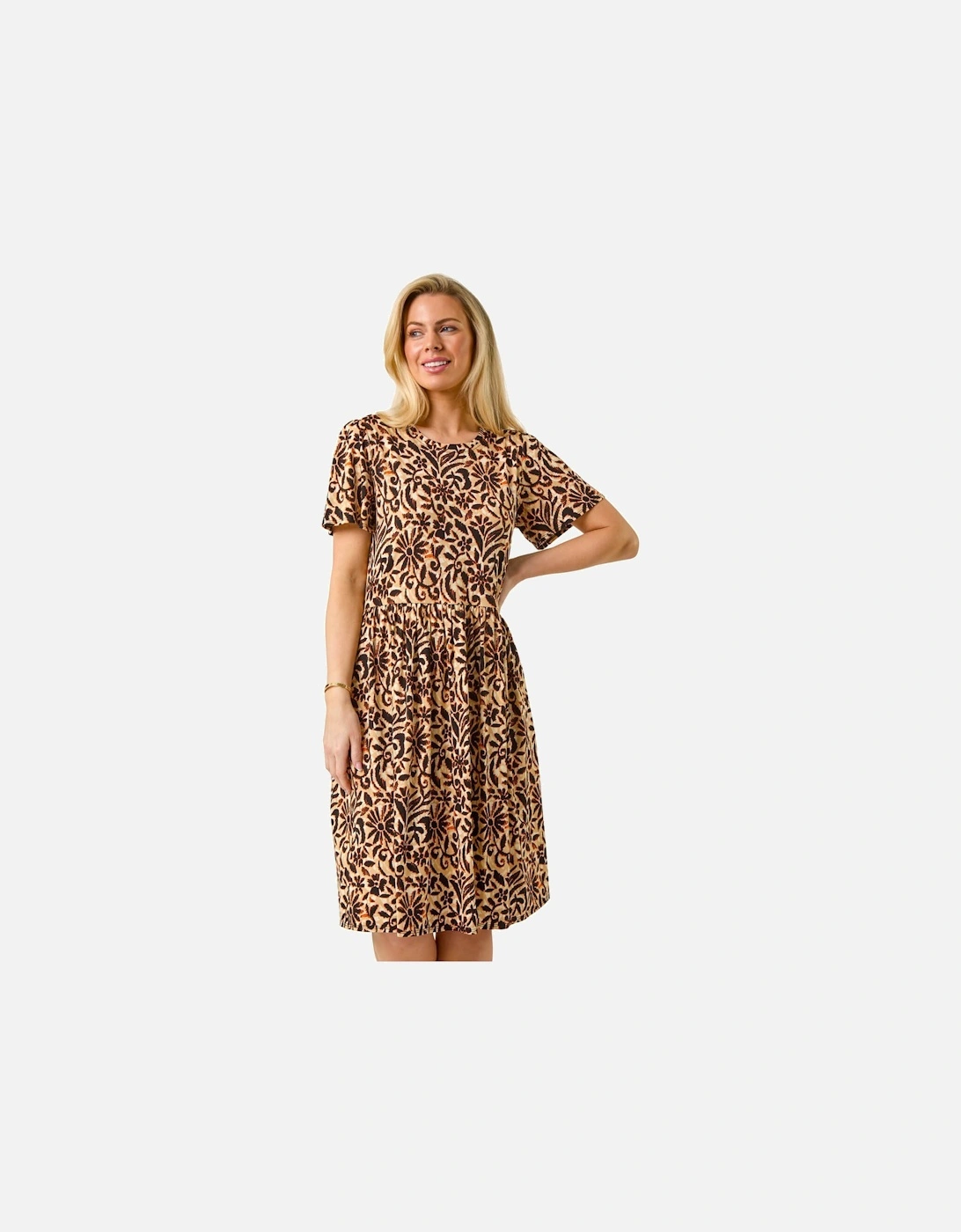 Petite Printed Pocket Dress, 2 of 1