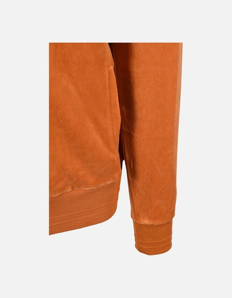 Vintage Nero Velour Track Top Pumpkin Spice