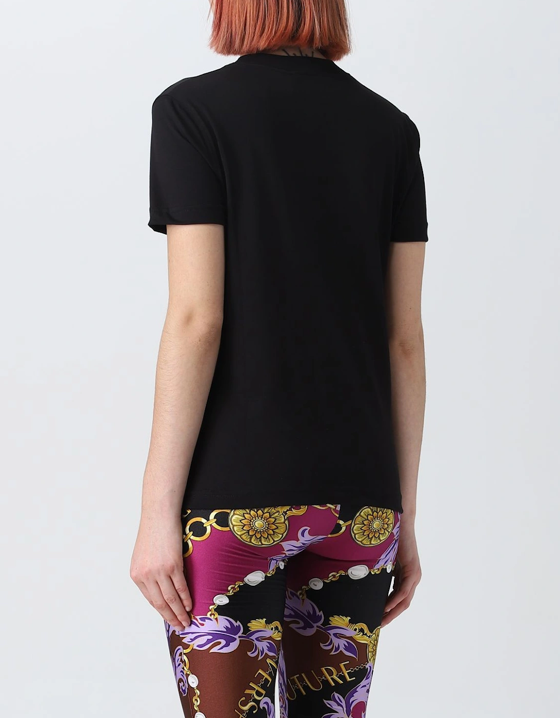 Elegant Graphic Cotton Jersey T-Shirt - Comfortable Apparel