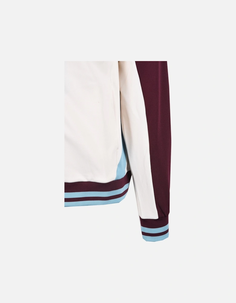 Vintage Tie Breaker Track Jacket White/Blue/Burgundy
