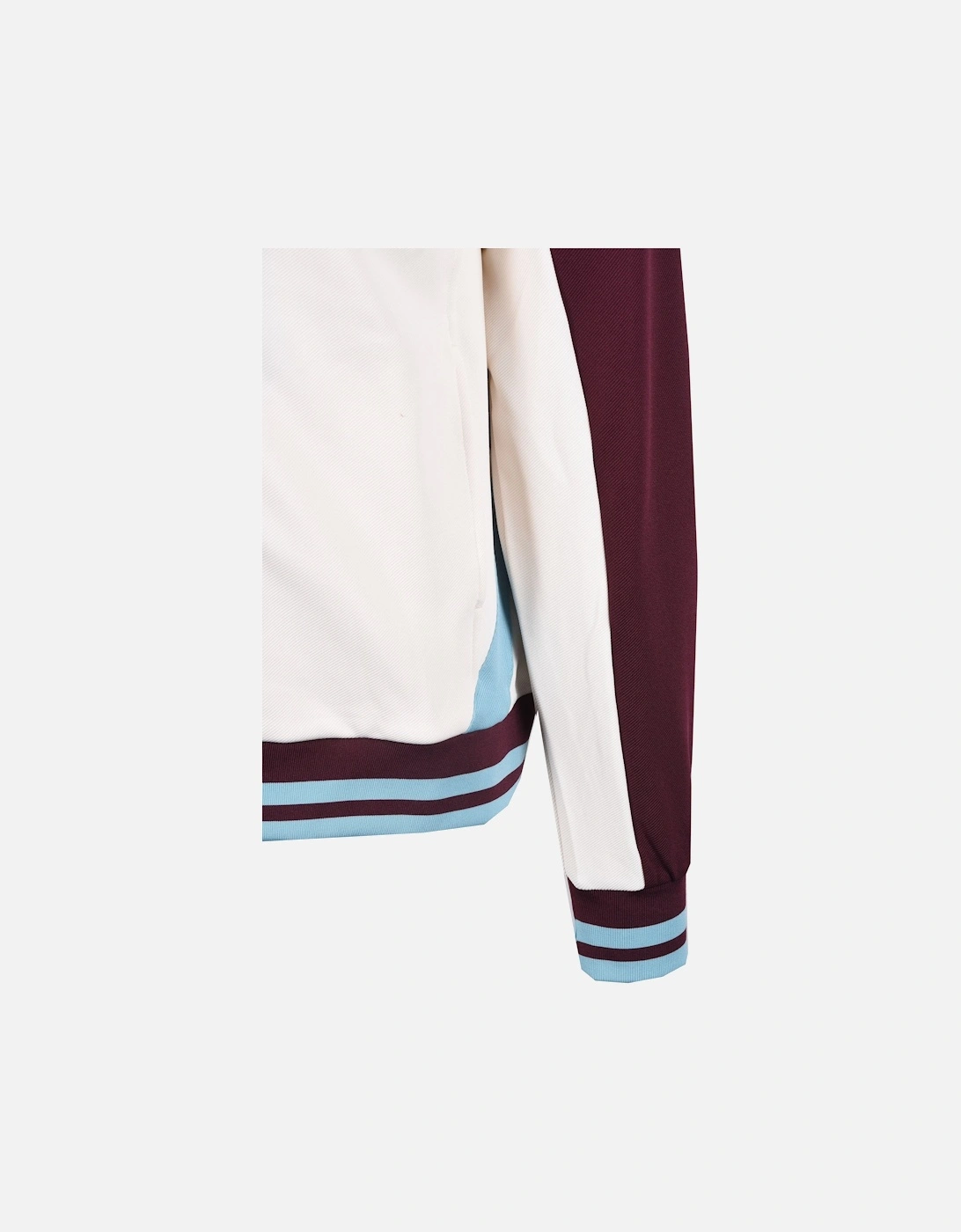 Vintage Tie Breaker Track Jacket White/Blue/Burgundy