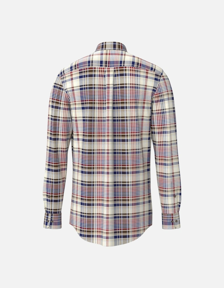 Fynch-Hatton Long Sleeve Shirt Garnet Red