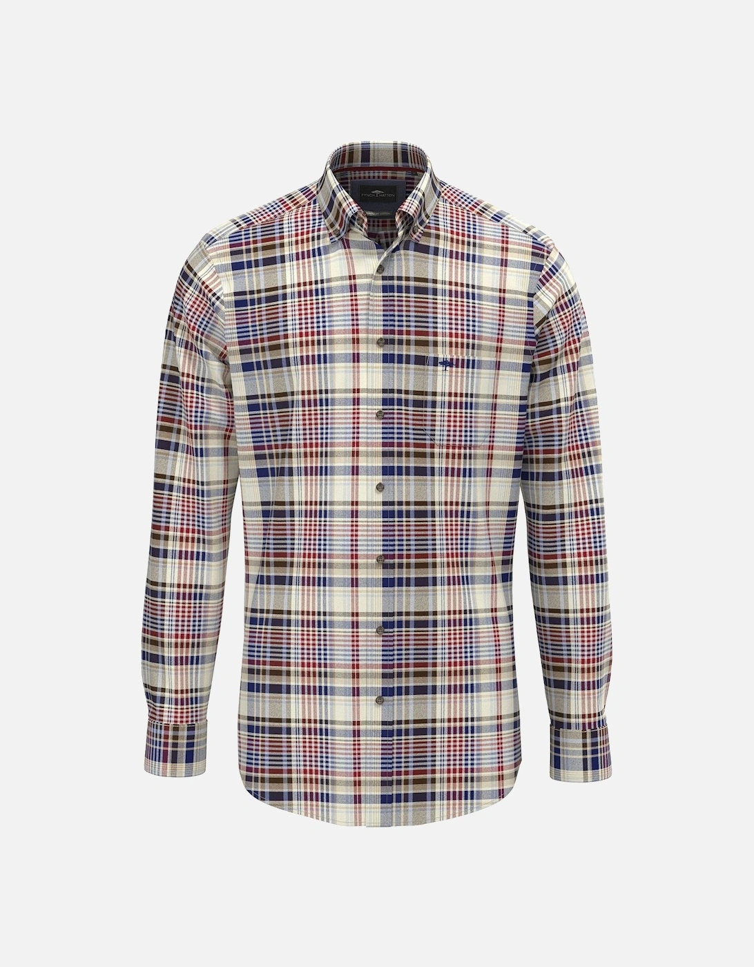 Fynch-Hatton Long Sleeve Shirt Garnet Red, 4 of 3