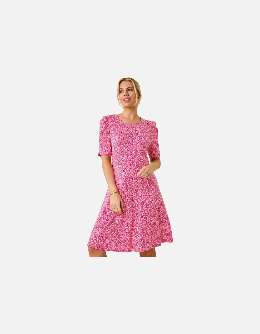 Petite Ditsy Floral Stretch Dress, 2 of 1