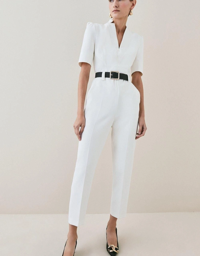 Petite Forever Belted Jumpsuit