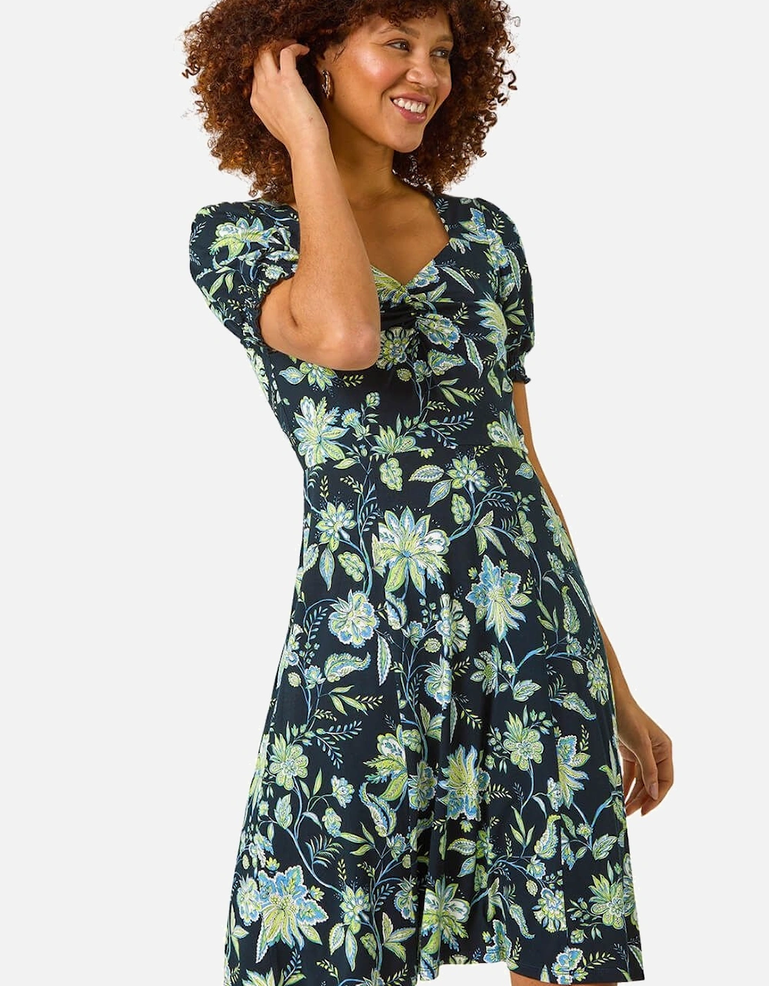 Floral Sweetheart Dress, 2 of 1