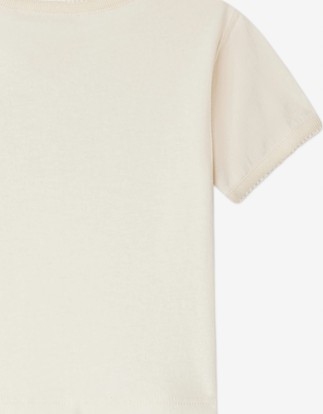 Baby Girls Dom T-Shirt in Ivory