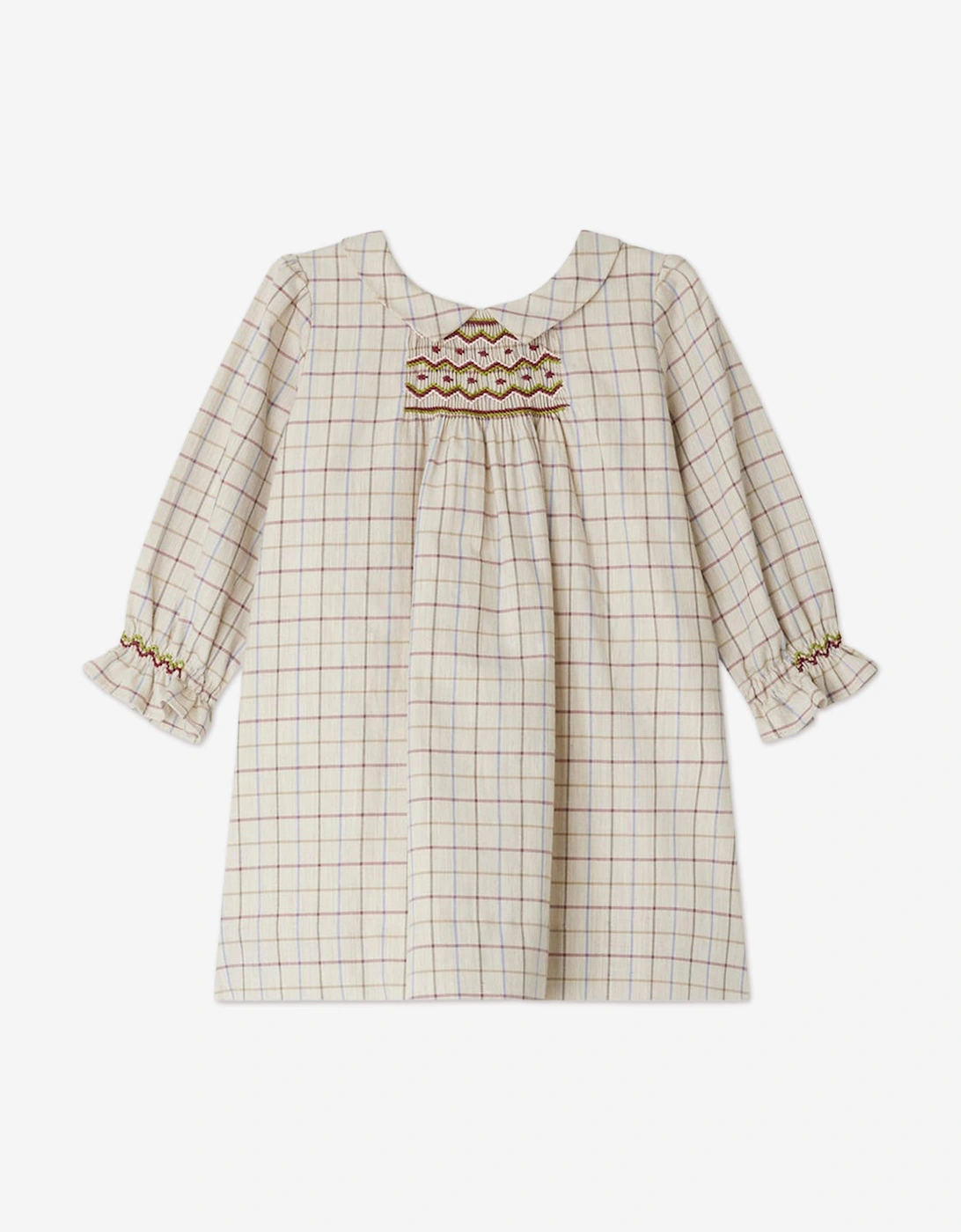 Baby Girls Juju Dress in Ivory, 5 of 4