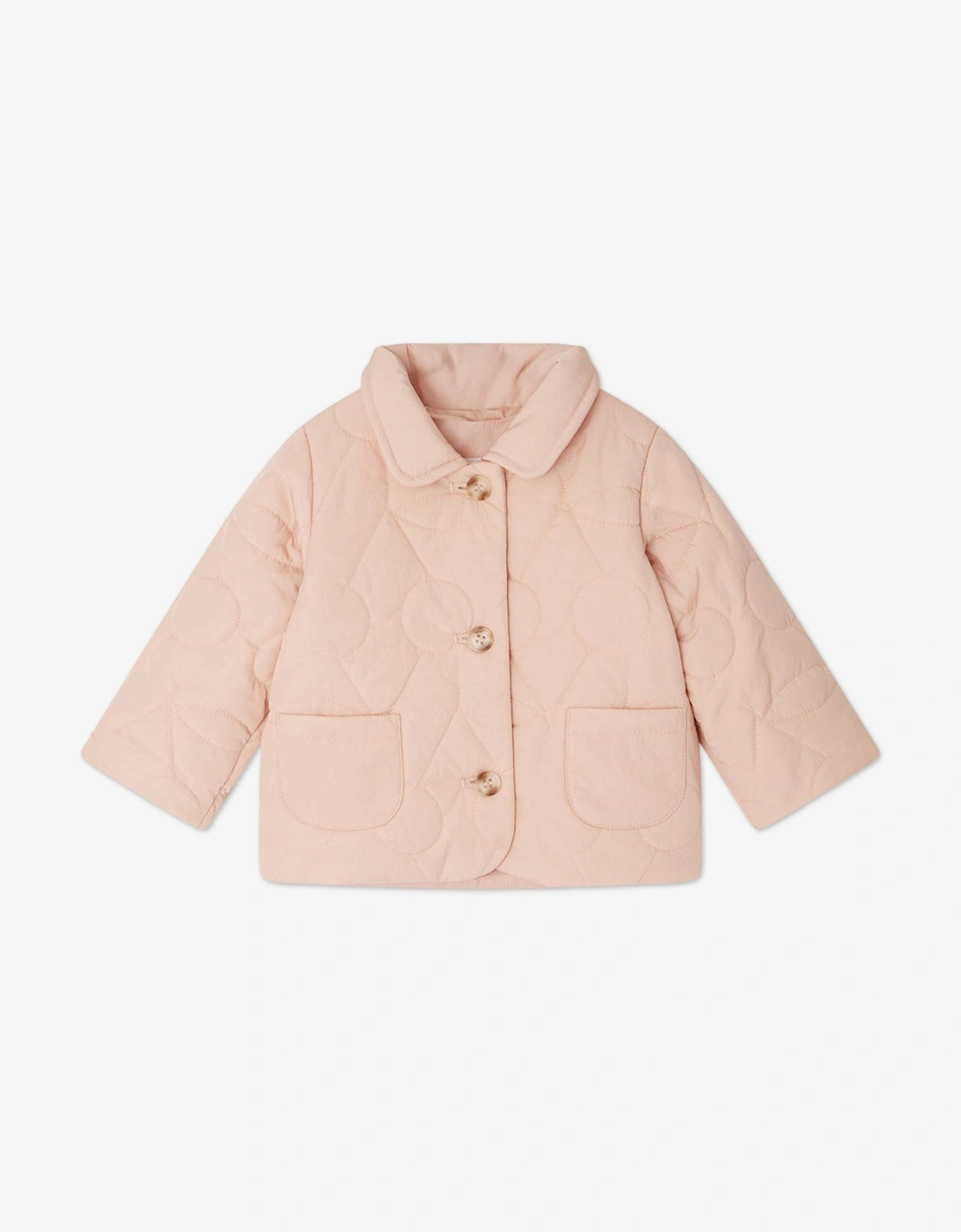 Baby Girls Padded Juno jacket in Pink, 5 of 4