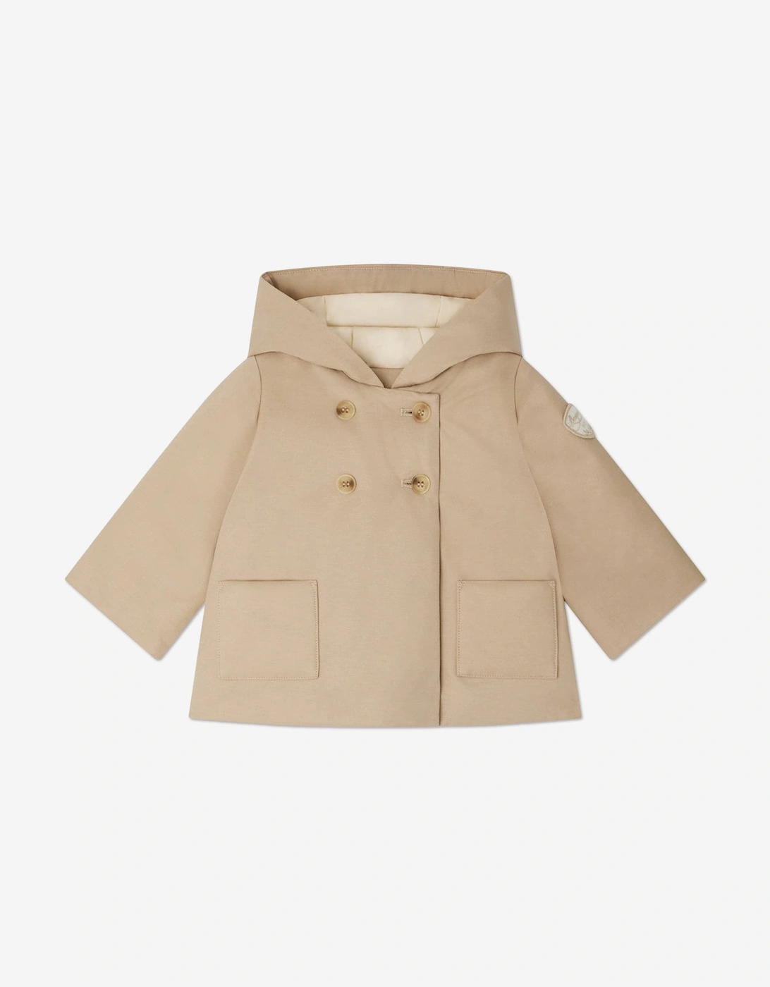 Baby Padded Hooded Jacket in Beige, 5 of 4
